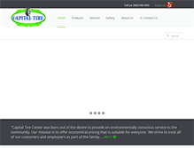 Tablet Screenshot of capitaltirecenter.com